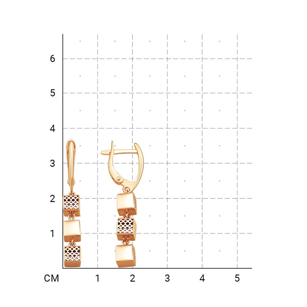 212000001017 Серьги (Золото 585К) фото