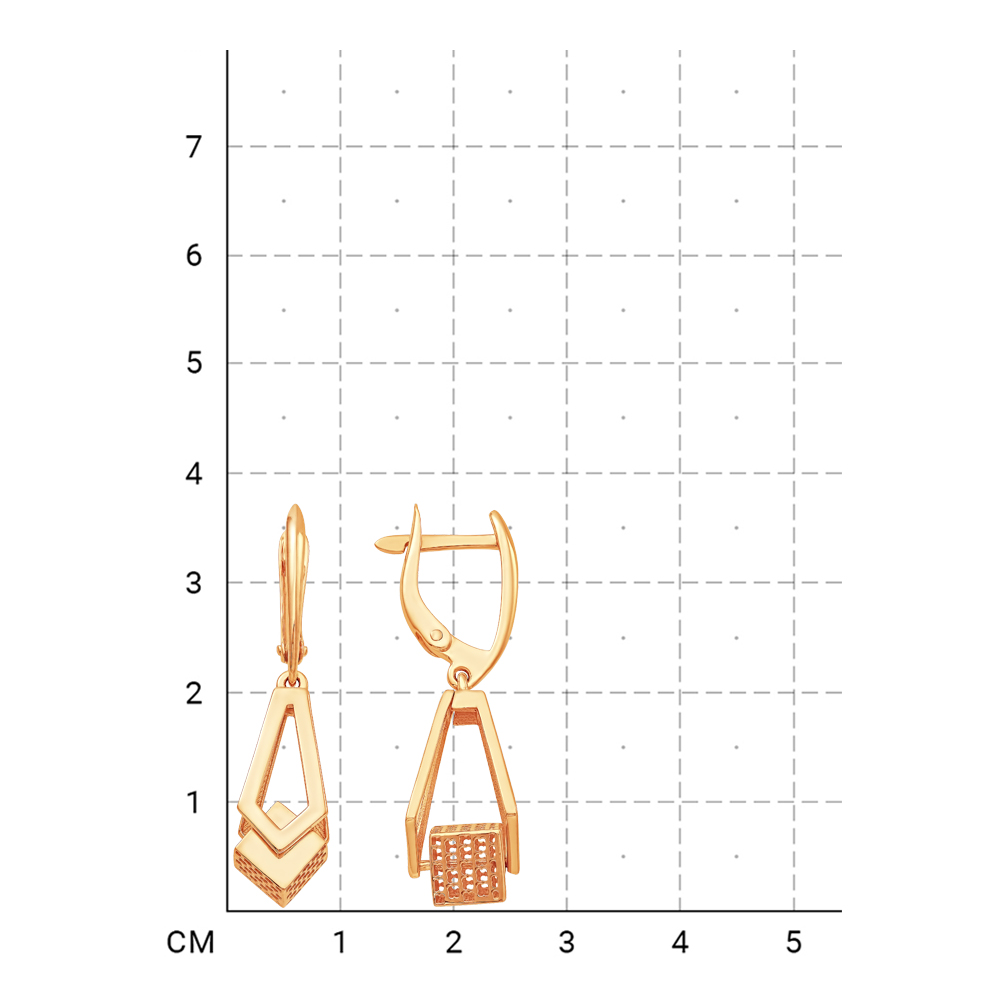 212000001116 Серьги (Золото 585К) фото