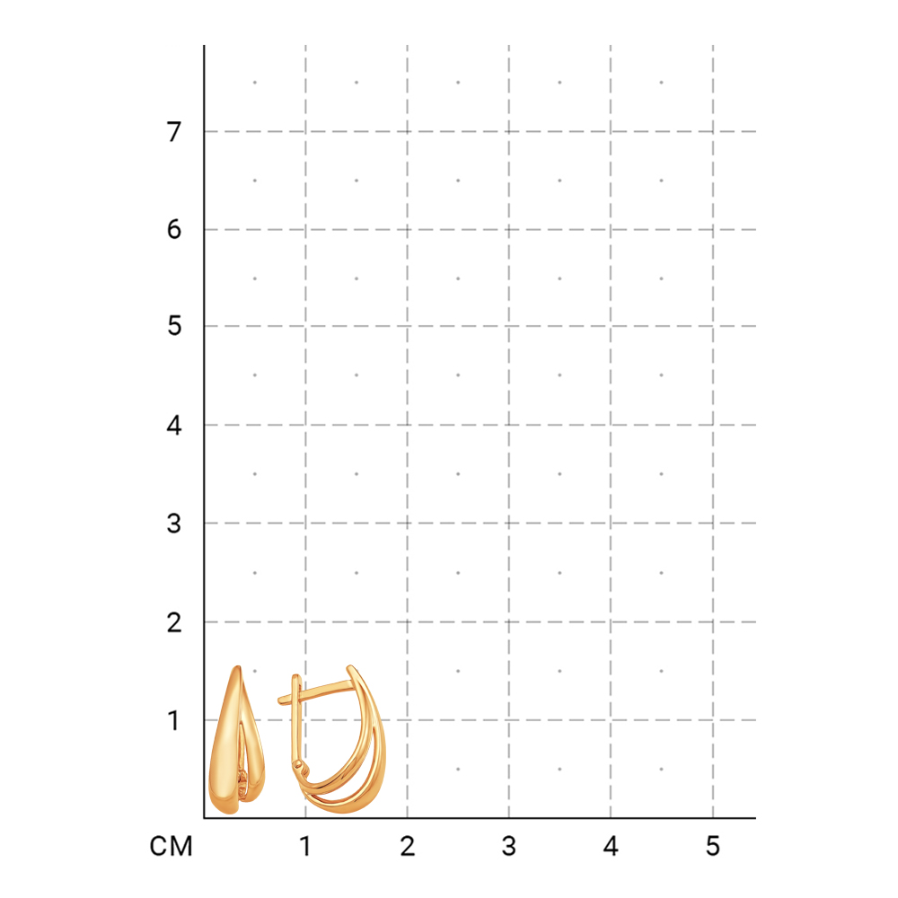 212000001143 Серьги (Золото 585К) фото