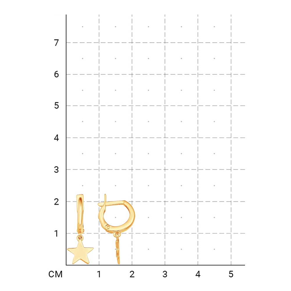 212000001197 Серьги (Золото 585К) фото