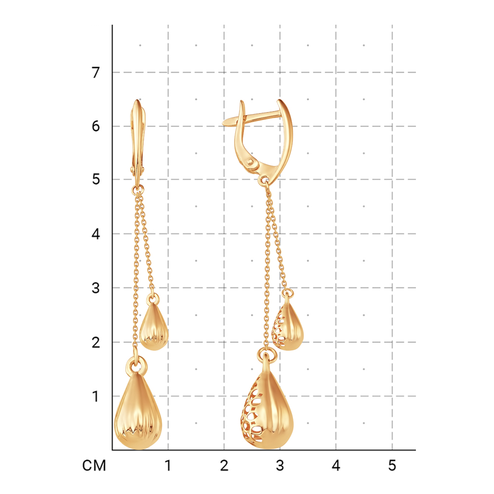 212000001209 Серьги (Золото 585К) фото