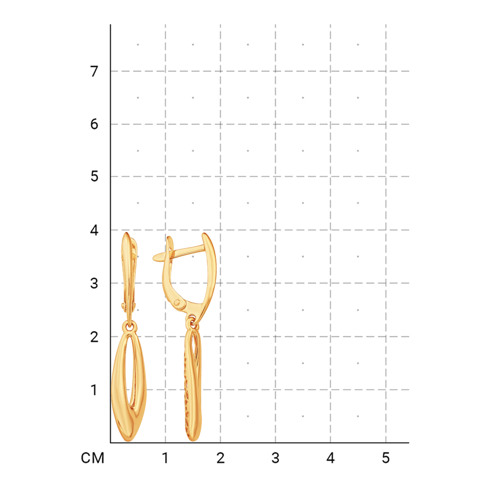 212000001199 Серьги (Золото 585К) фото