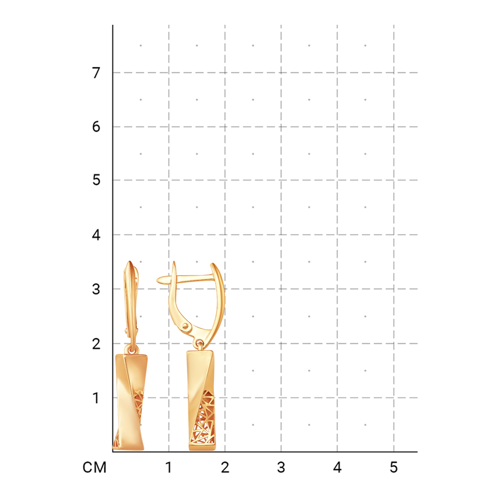 212000001211 Серьги (Золото 585К) фото