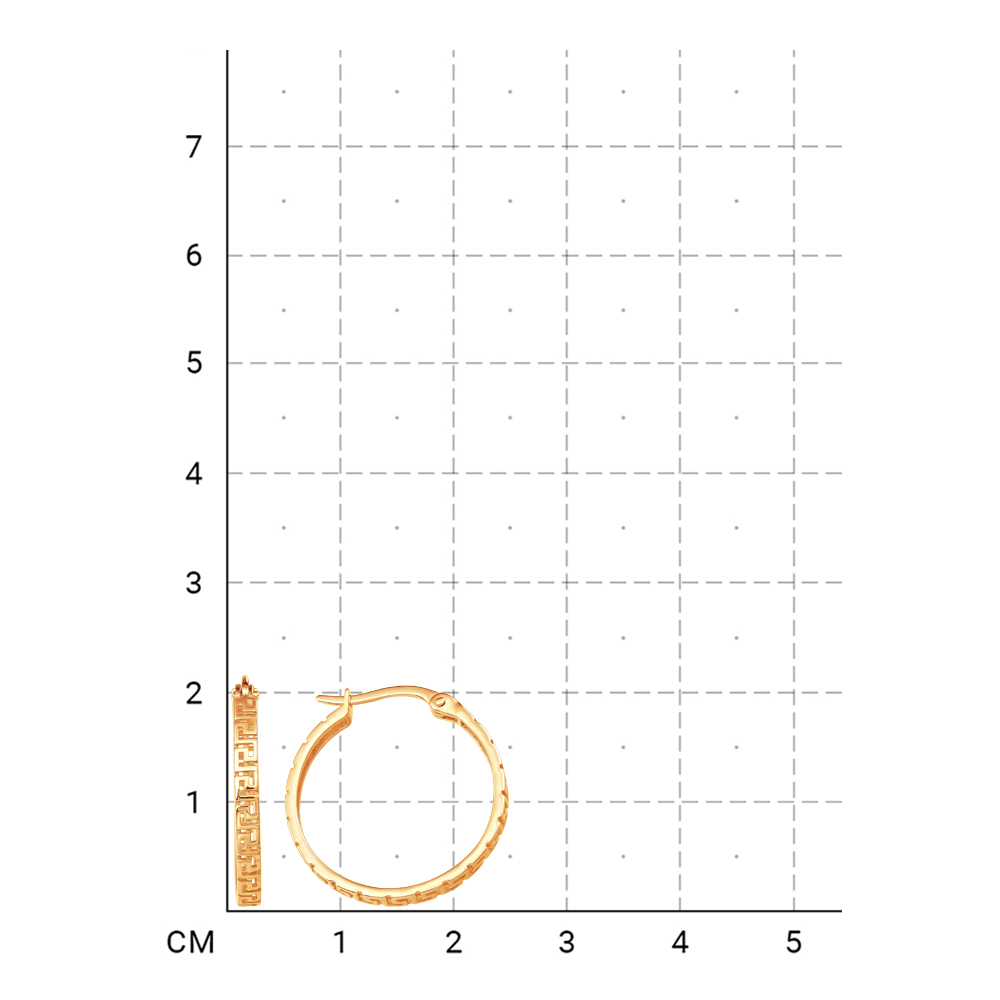 212000001320 Серьги (Золото 585К) фото