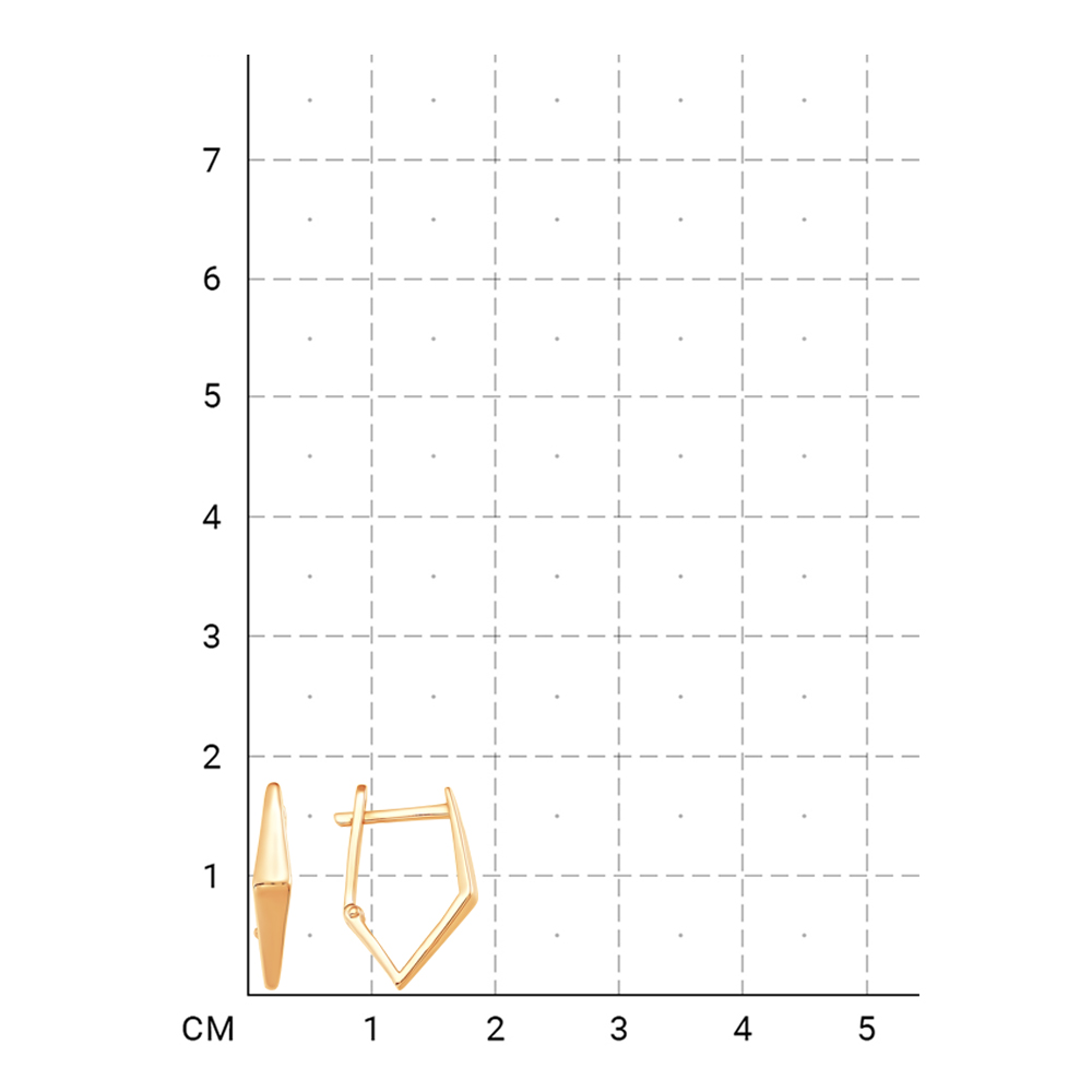 212000001410 Серьги (Золото 585К) фото
