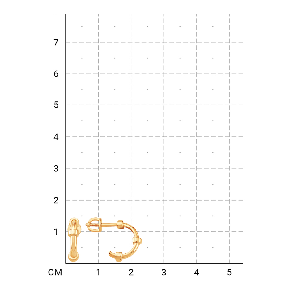 212000001609 Серьги (Золото 585К) фото