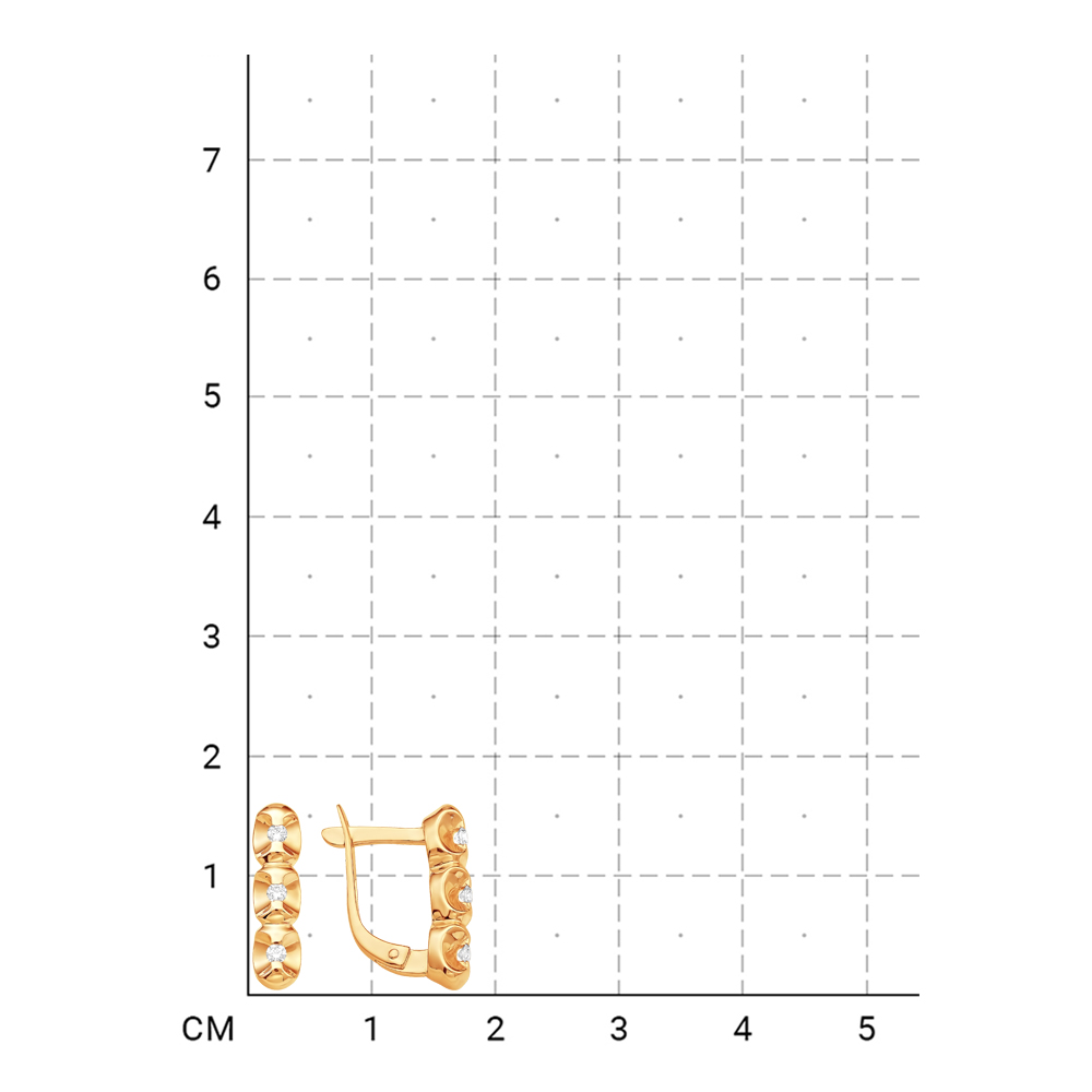 212010000683 Серьги (Золото 585К) фото