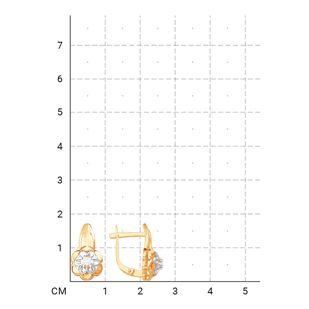 212010000847 Серьги (Золото 585К) фото