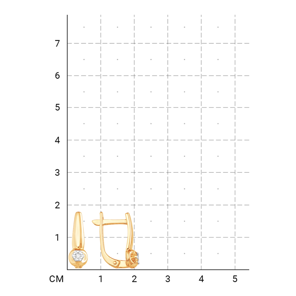 212010000947 Серьги (Золото 585К) фото