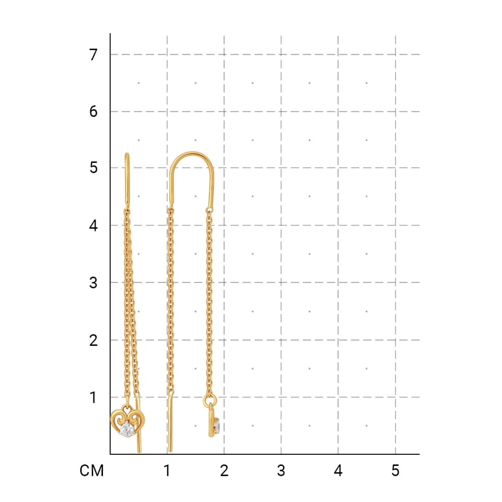 212020001506 Серьги (Золото 585К) фото