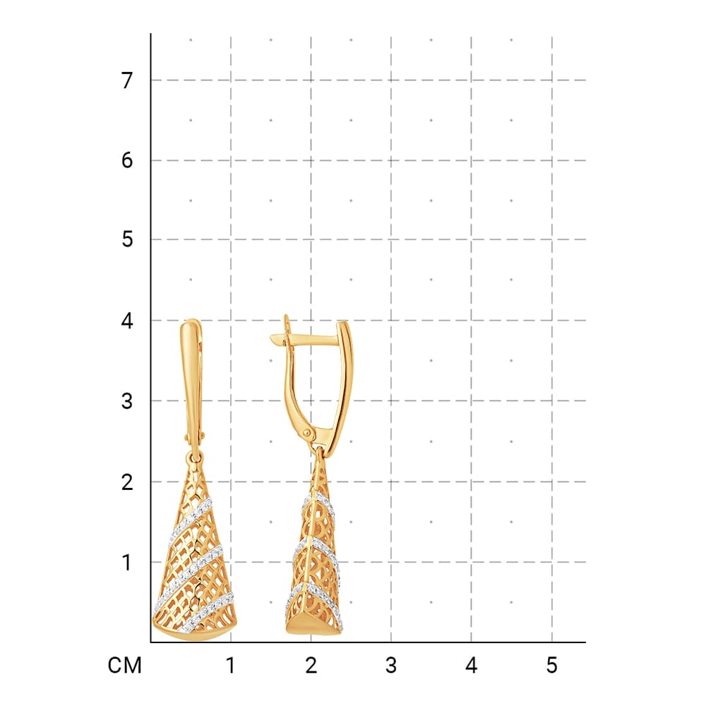212020001985 Серьги (Золото 585К) фото