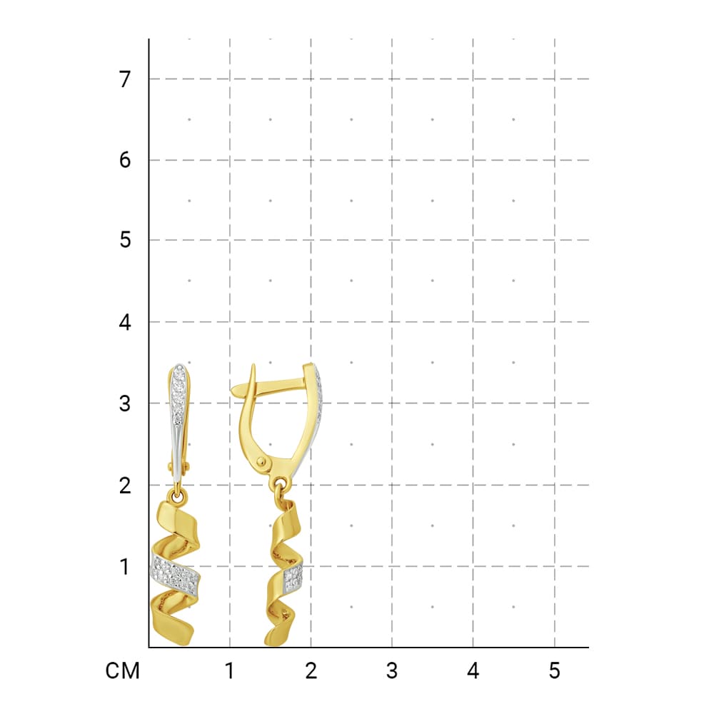 212020001532 Серьги (Золото 585К) фото