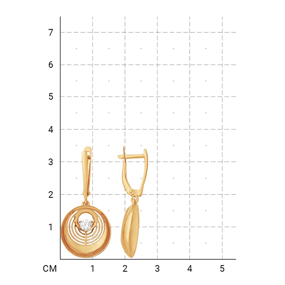 212020003793 Серьги (Золото 585К) фото