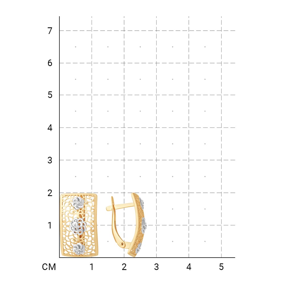 212020001876 Серьги (Золото 585К) фото