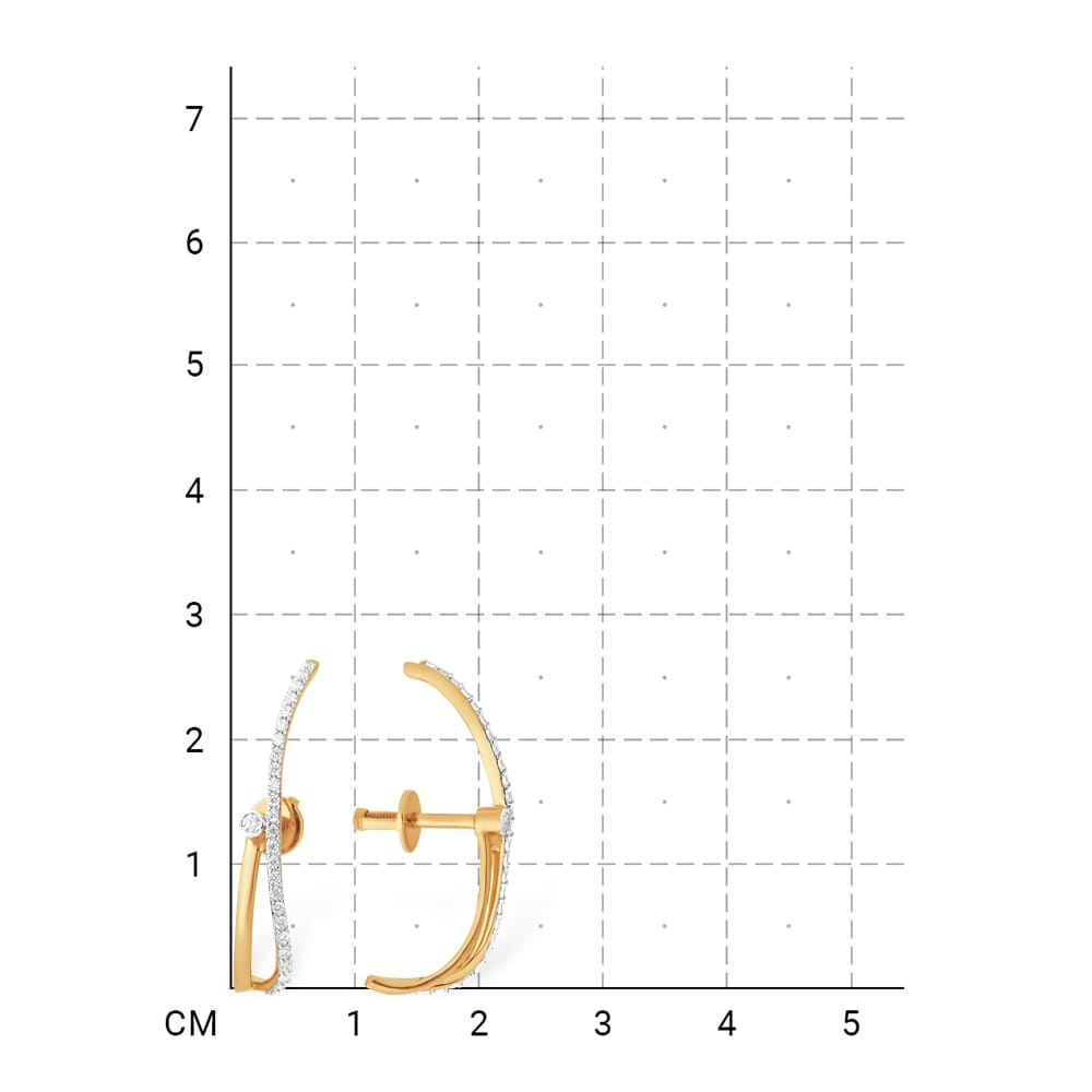 212020002363 Серьги (Золото 585К) фото
