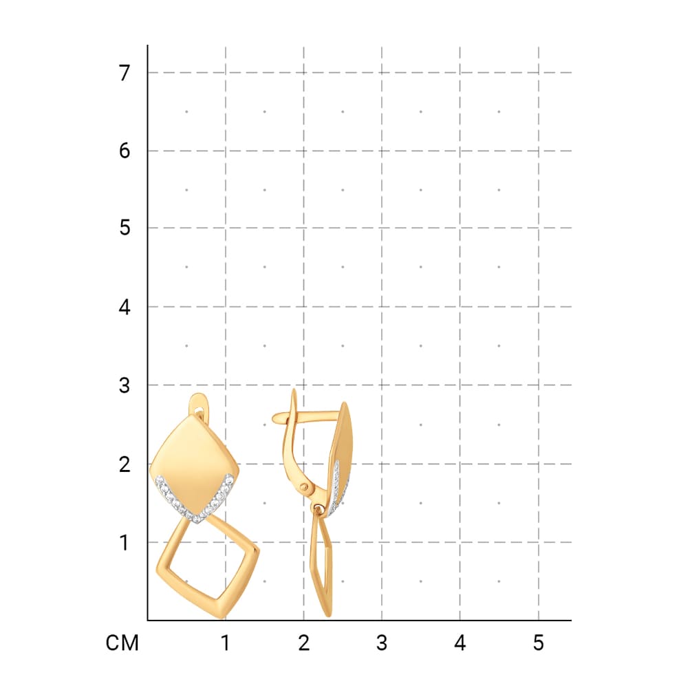 212020002625 Серьги (Золото 585К) фото