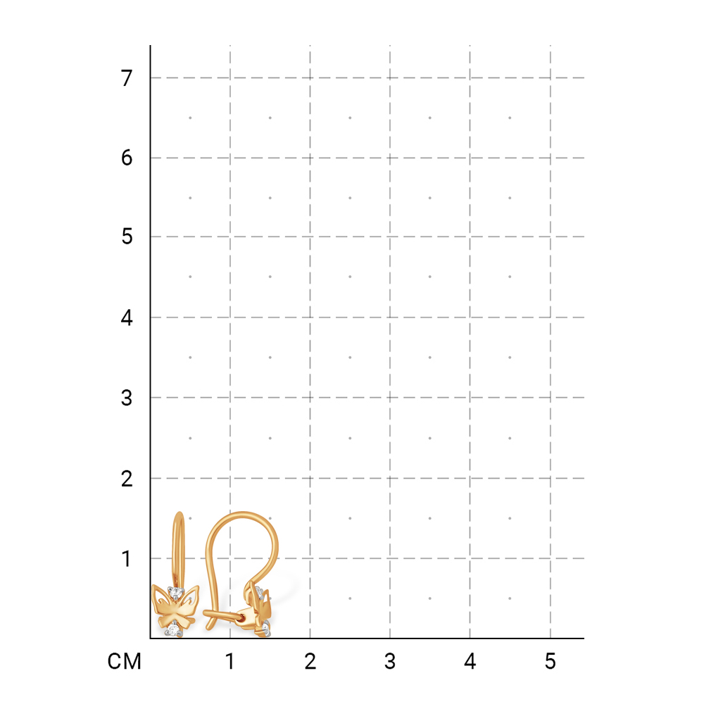 212020002690 Серьги (Золото 585К) фото