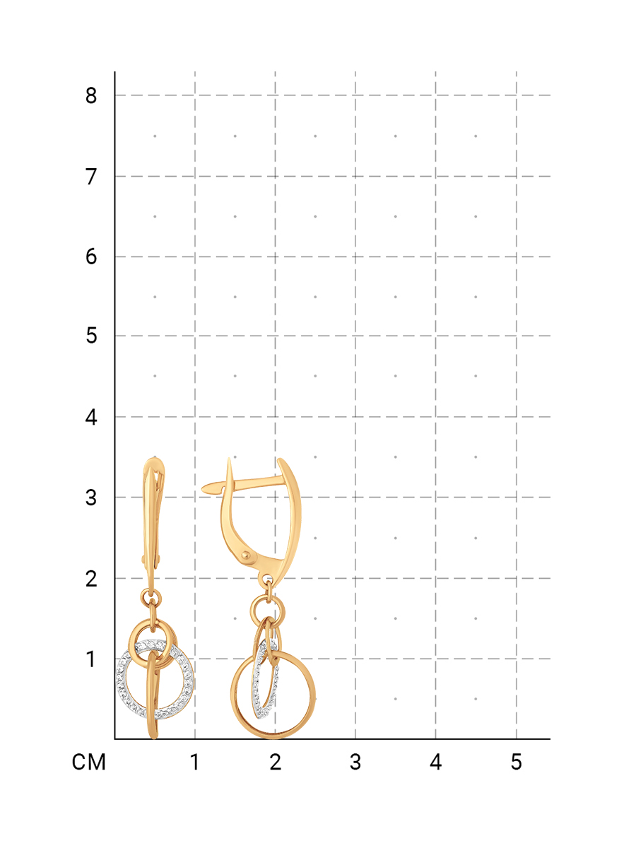 212020004094 Серьги (Золото 585К) фото