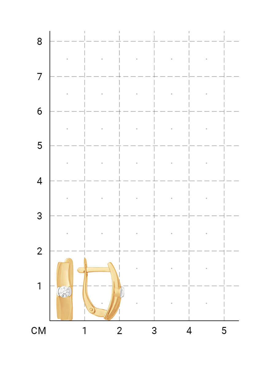212020004099 Серьги (Золото 585К) фото