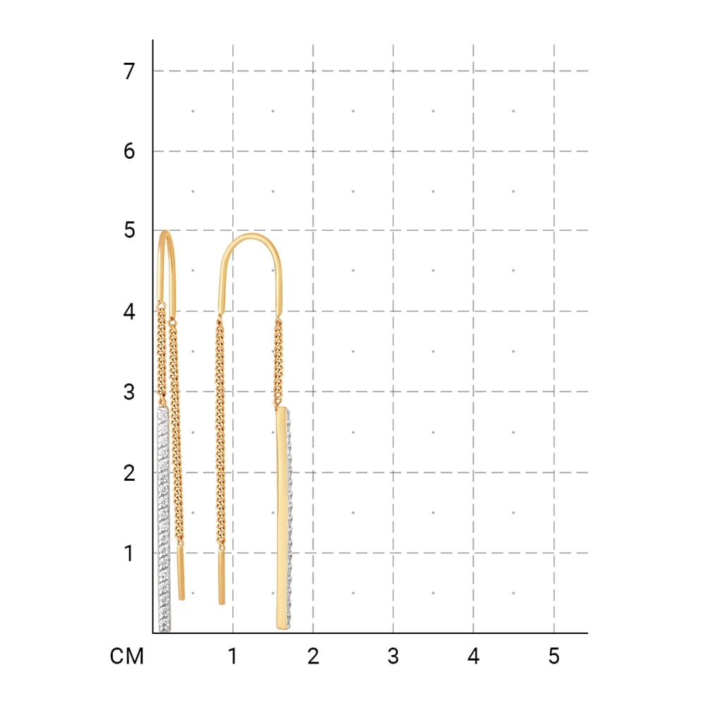 212020002620 Серьги (Золото 585К) фото