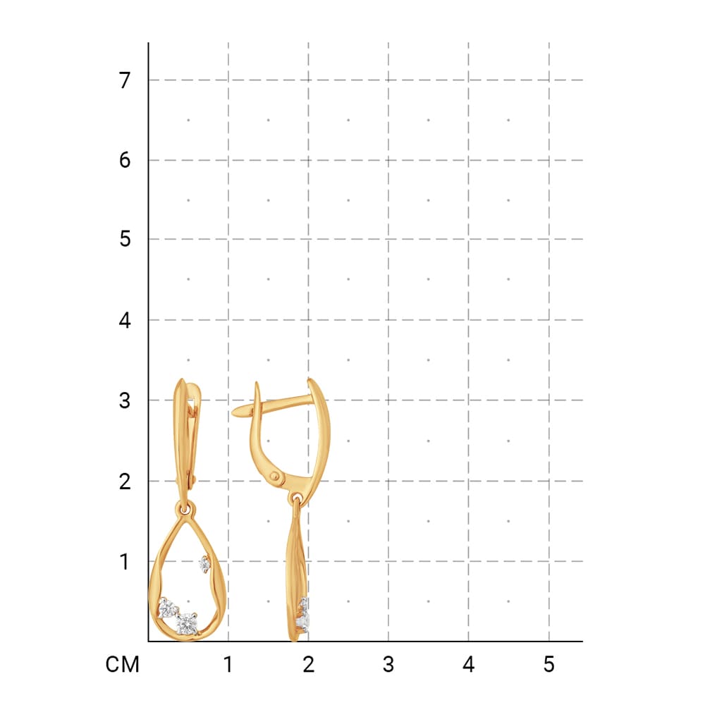 212020001920 Серьги (Золото 585К) фото