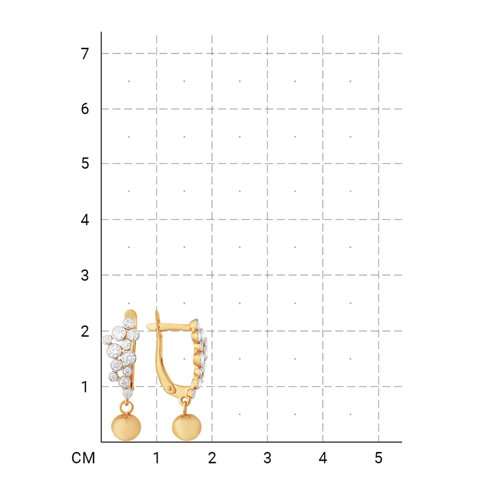 212020002041 Серьги (Золото 585К) фото