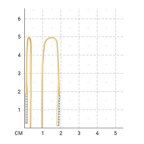 212020001885 Серьги (Золото 585К) фото