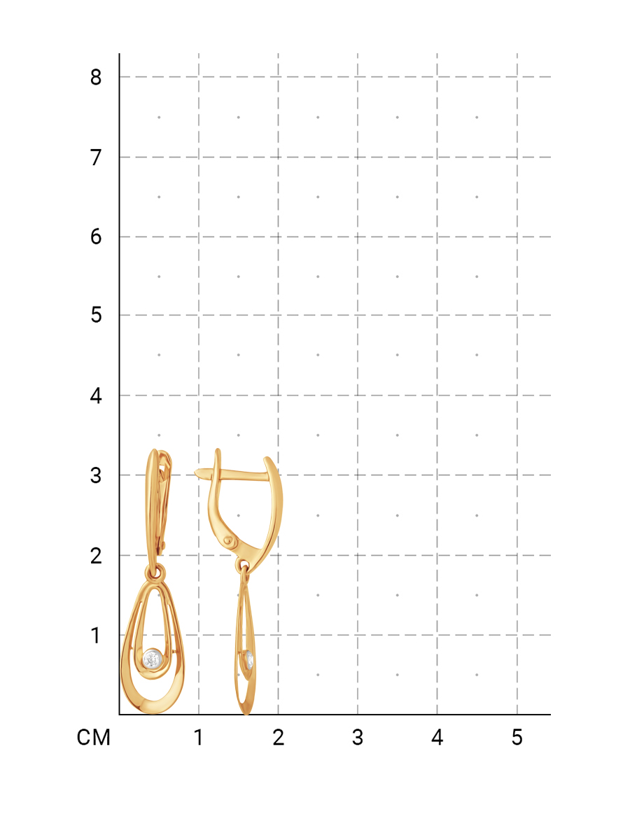 212020002140 Серьги (Золото 585К) фото