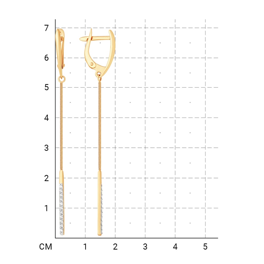 212020002188 Серьги (Золото 585К) фото