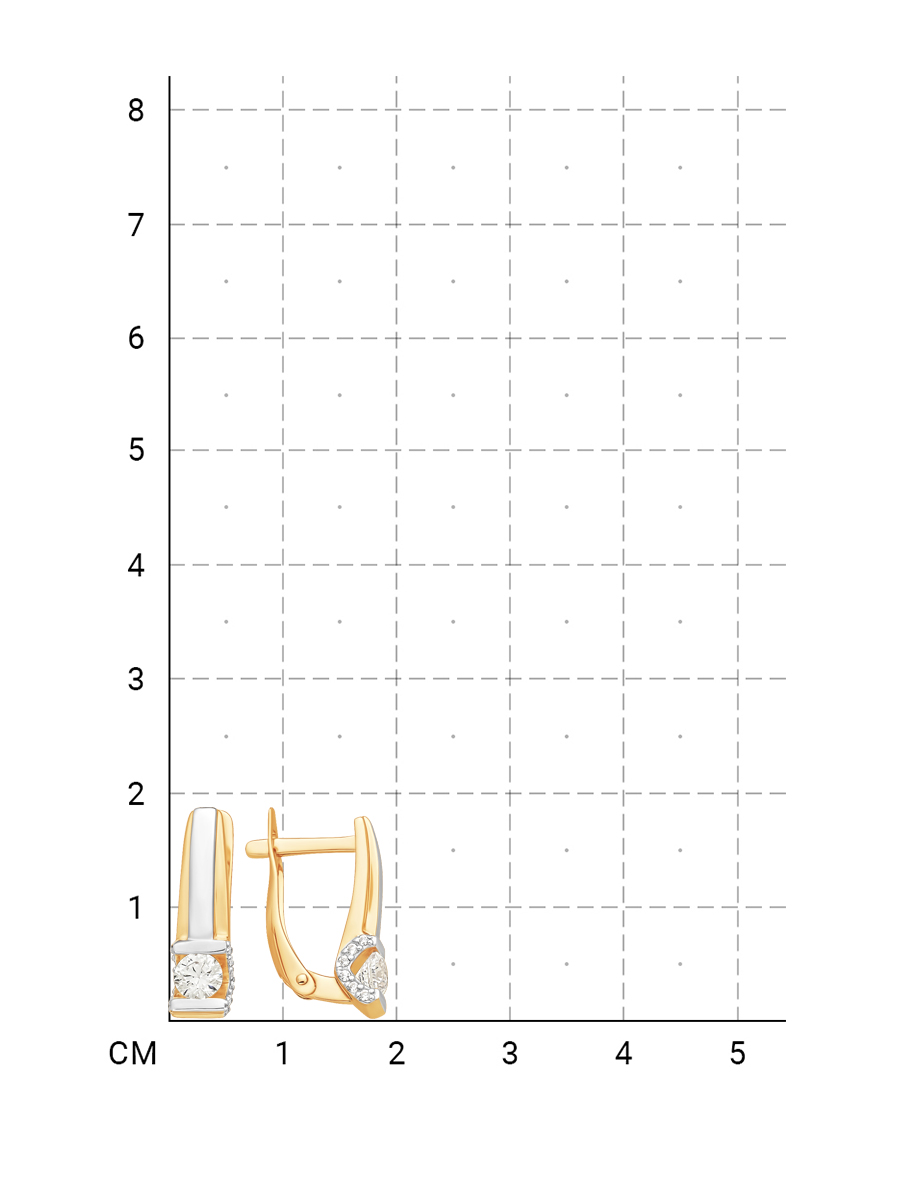 212020004077 Серьги (Золото 585К) фото