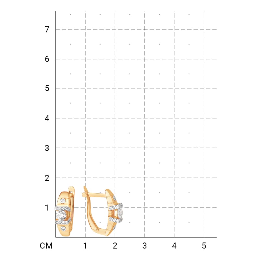 212020003950 Серьги (Золото 585К) фото