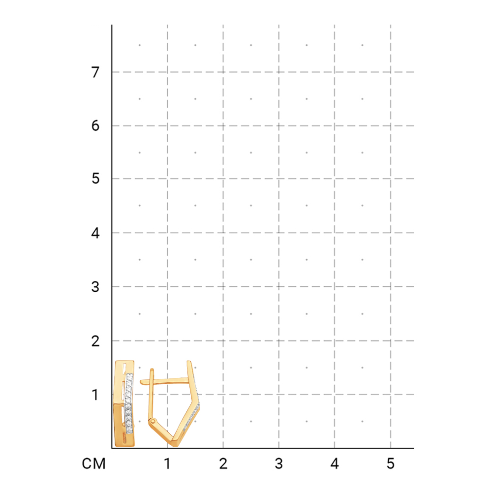 212020002902 Серьги (Золото 585К) фото