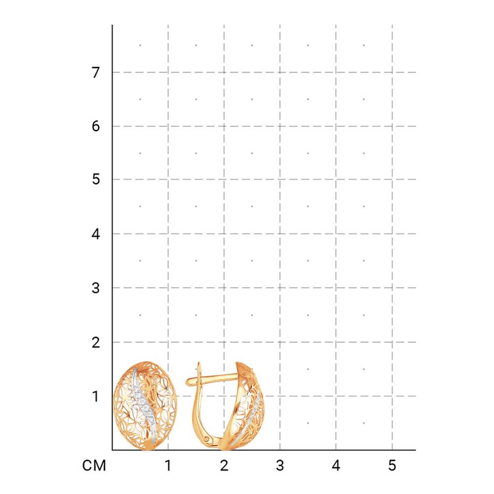 212020002840 Серьги (Золото 585К) фото