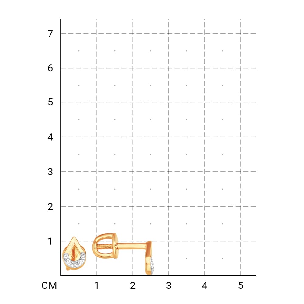 212020002504 Серьги (Золото 585К) фото