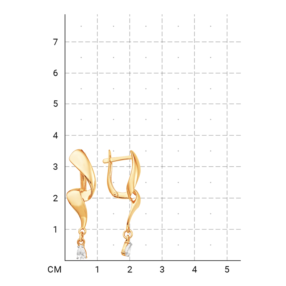 212020002973 Серьги (Золото 585К) фото