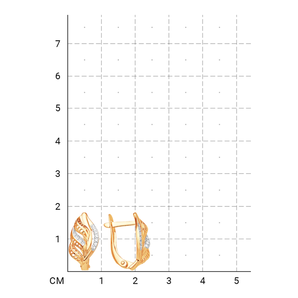 212020002996 Серьги (Золото 585К) фото