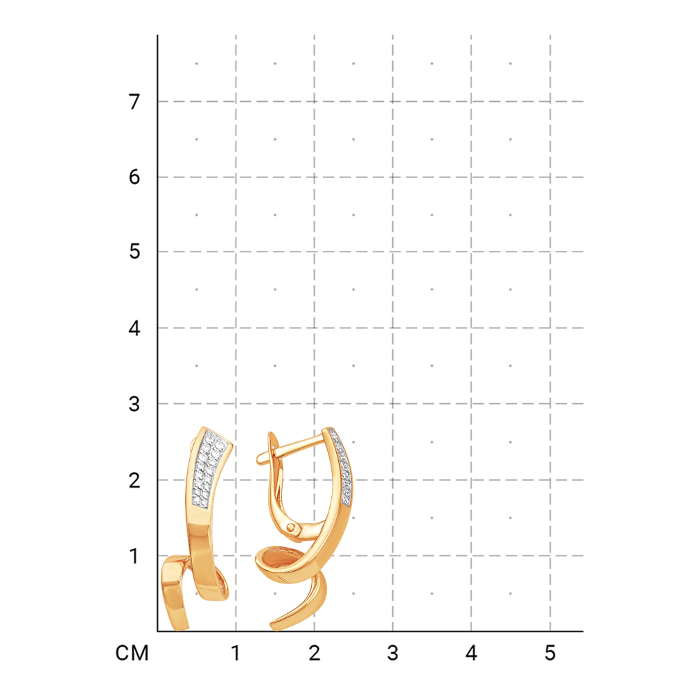 212020002910 Серьги (Золото 585К) фото