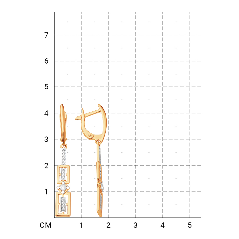 212020002940 Серьги (Золото 585К) фото