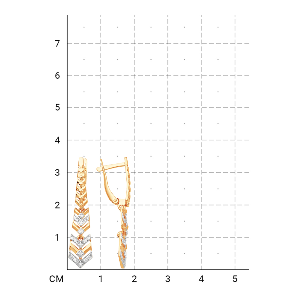 212020003018 Серьги (Золото 585К) фото