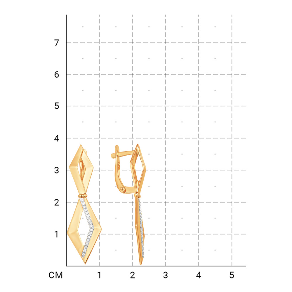 212020003279 Серьги (Золото 585К) фото