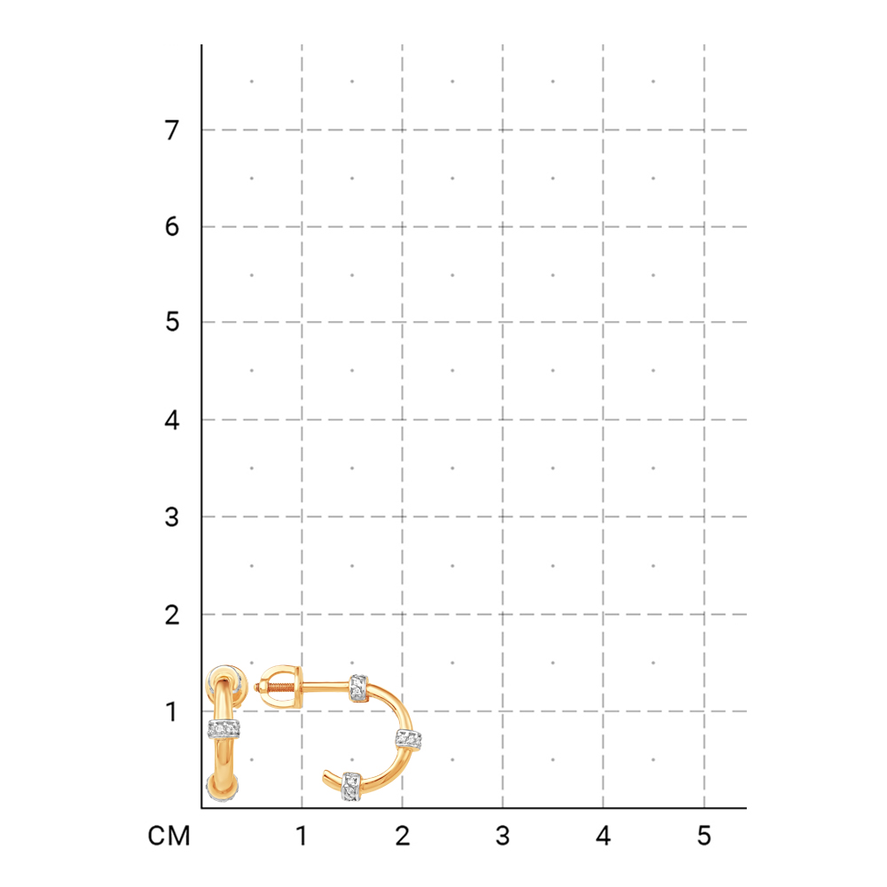212020003959 Серьги (Золото 585К) фото