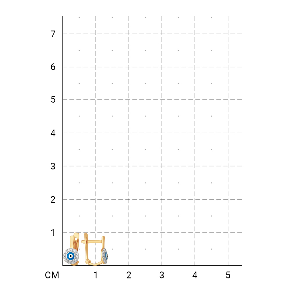 212090000120 Серьги (Золото 585К) фото