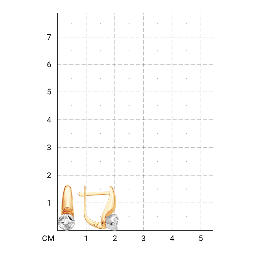 212010000673 Серьги (Золото 585К) фото