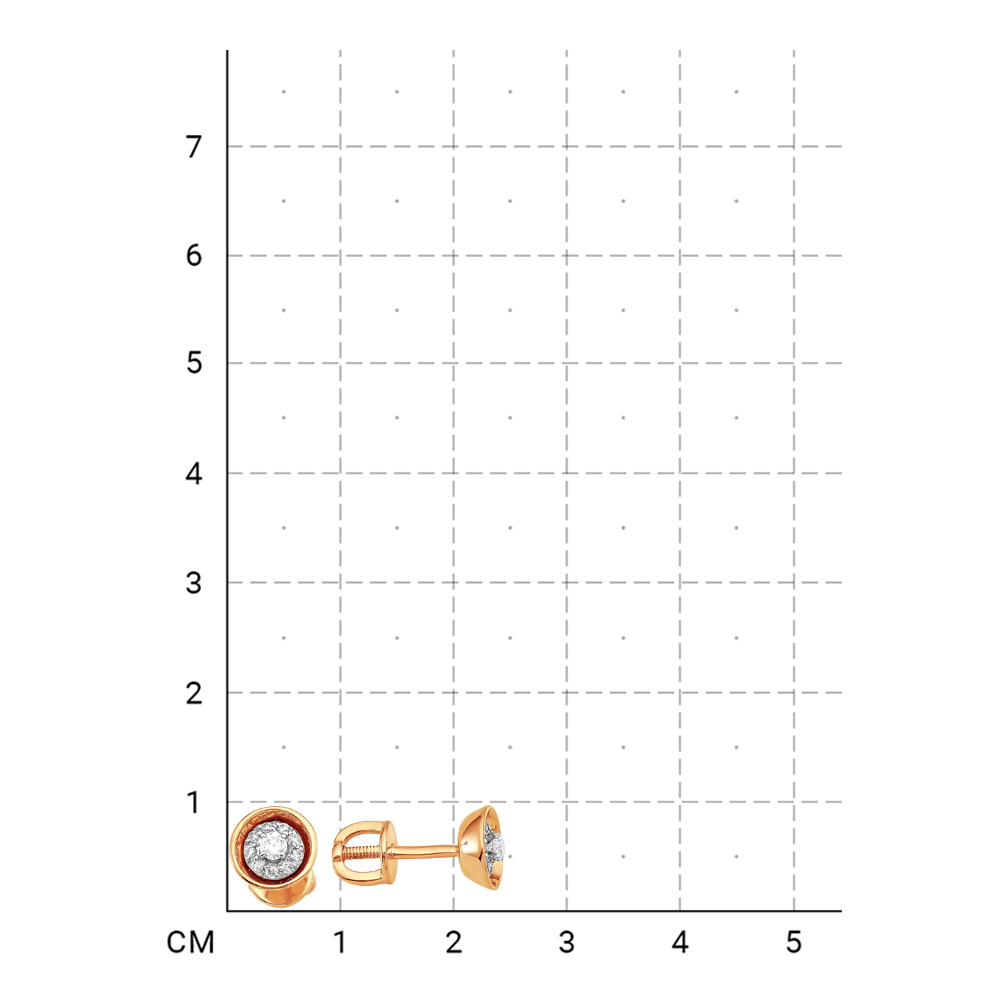 212010000654 Серьги (Золото 585К) фото