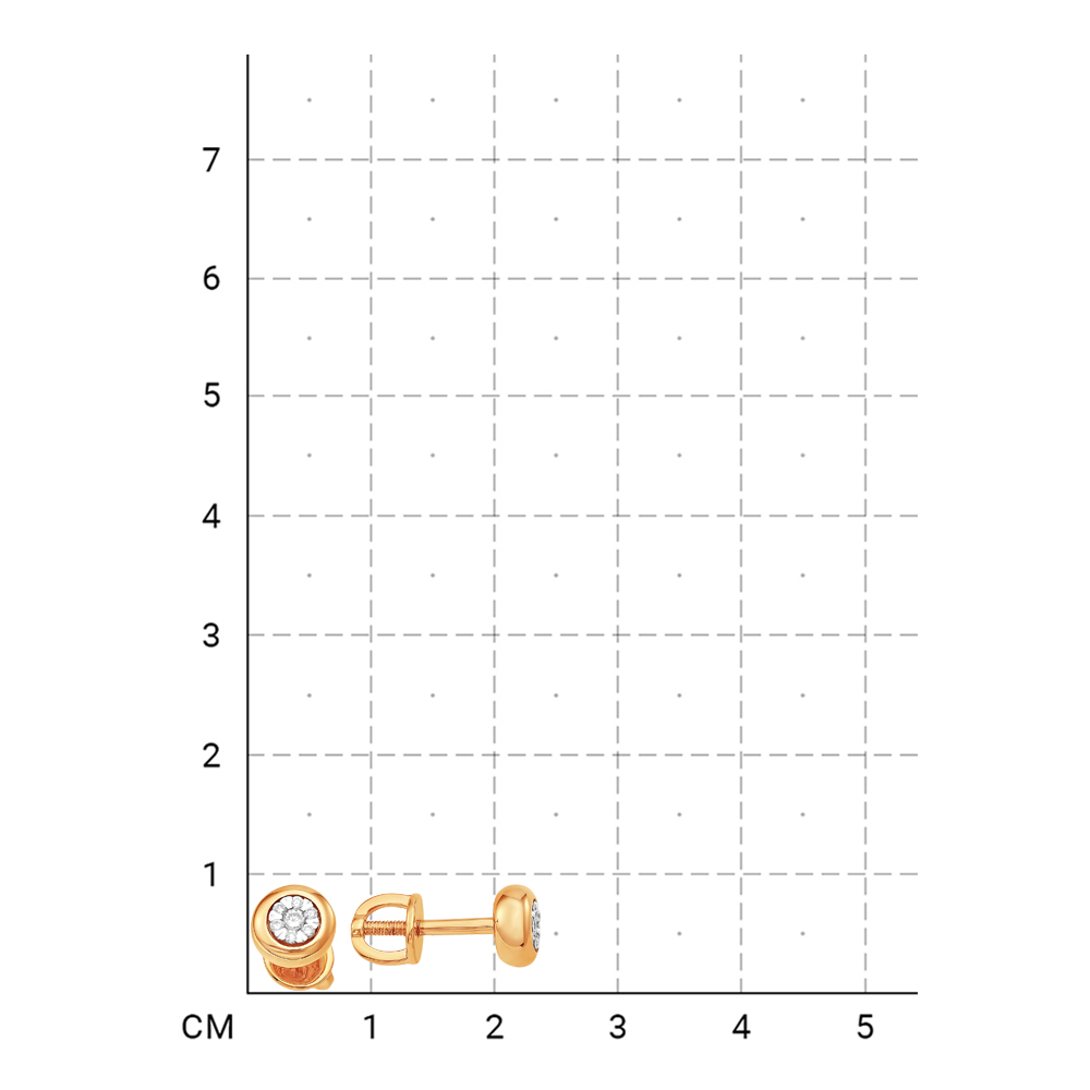 212010000663 Серьги (Золото 585К) фото