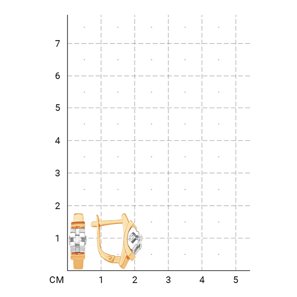 212010000723 Серьги (Золото 585К) фото