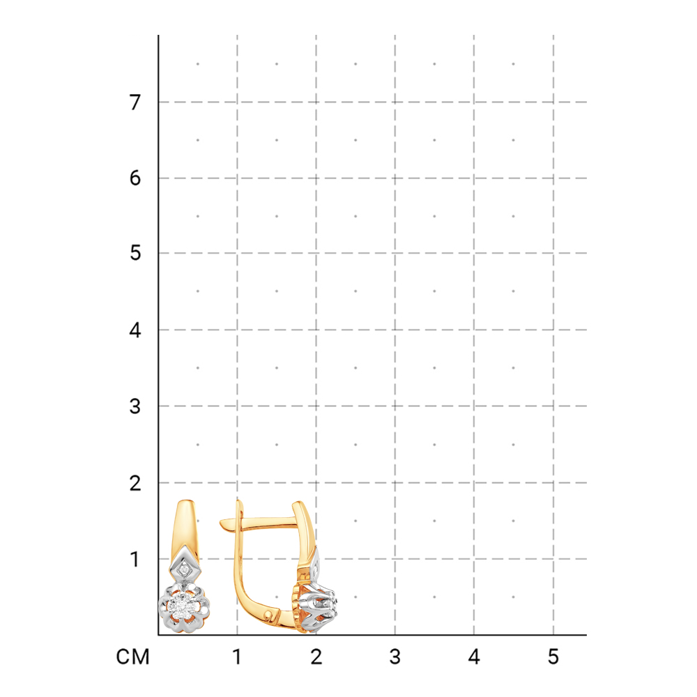 212010000845 Серьги (Золото 585К) фото