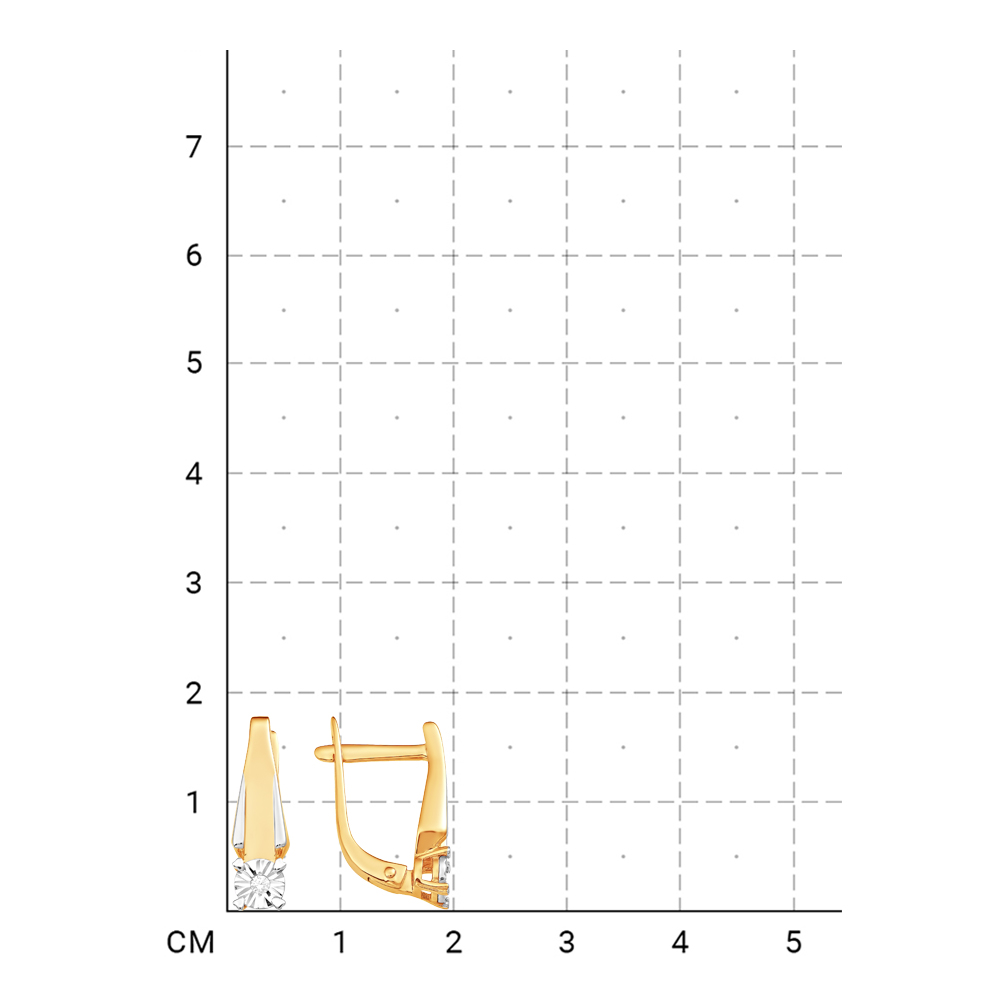 212010000798 Серьги (Золото 585К) фото
