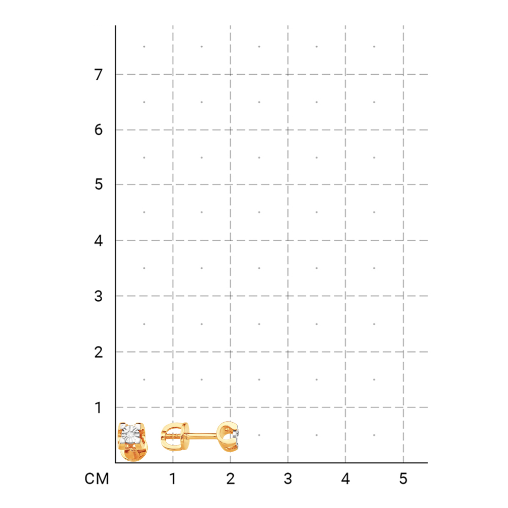 212010000804 Серьги (Золото 585К) фото