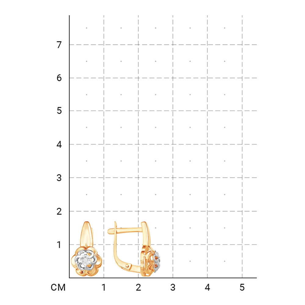 212010000849 Серьги (Золото 585К) фото